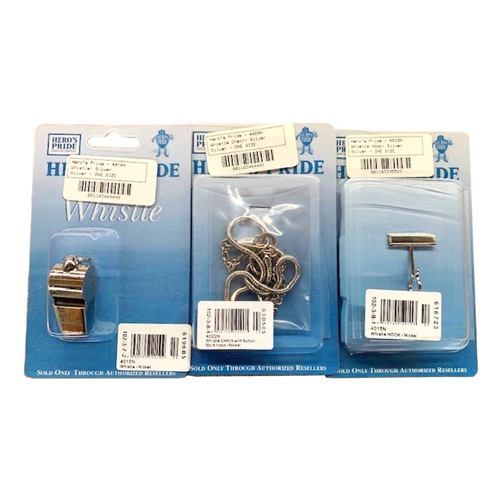 Hero’s Pride Nickel Whistle Set
